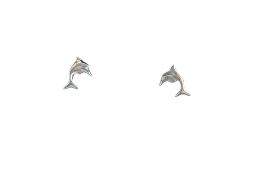 Dolphin Sterling Silver Earrings