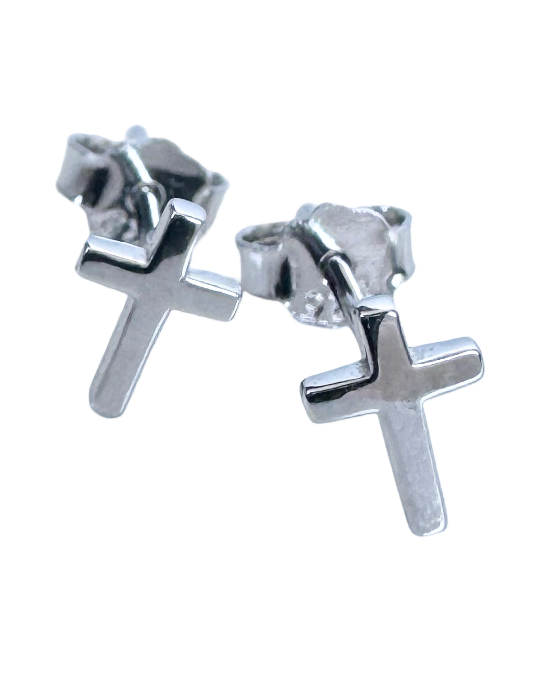 Cross Silver Silver Earrings