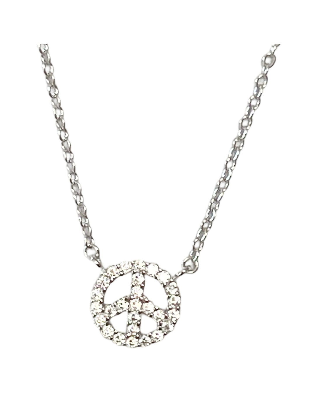 MN035 Sterling Peace Pendant