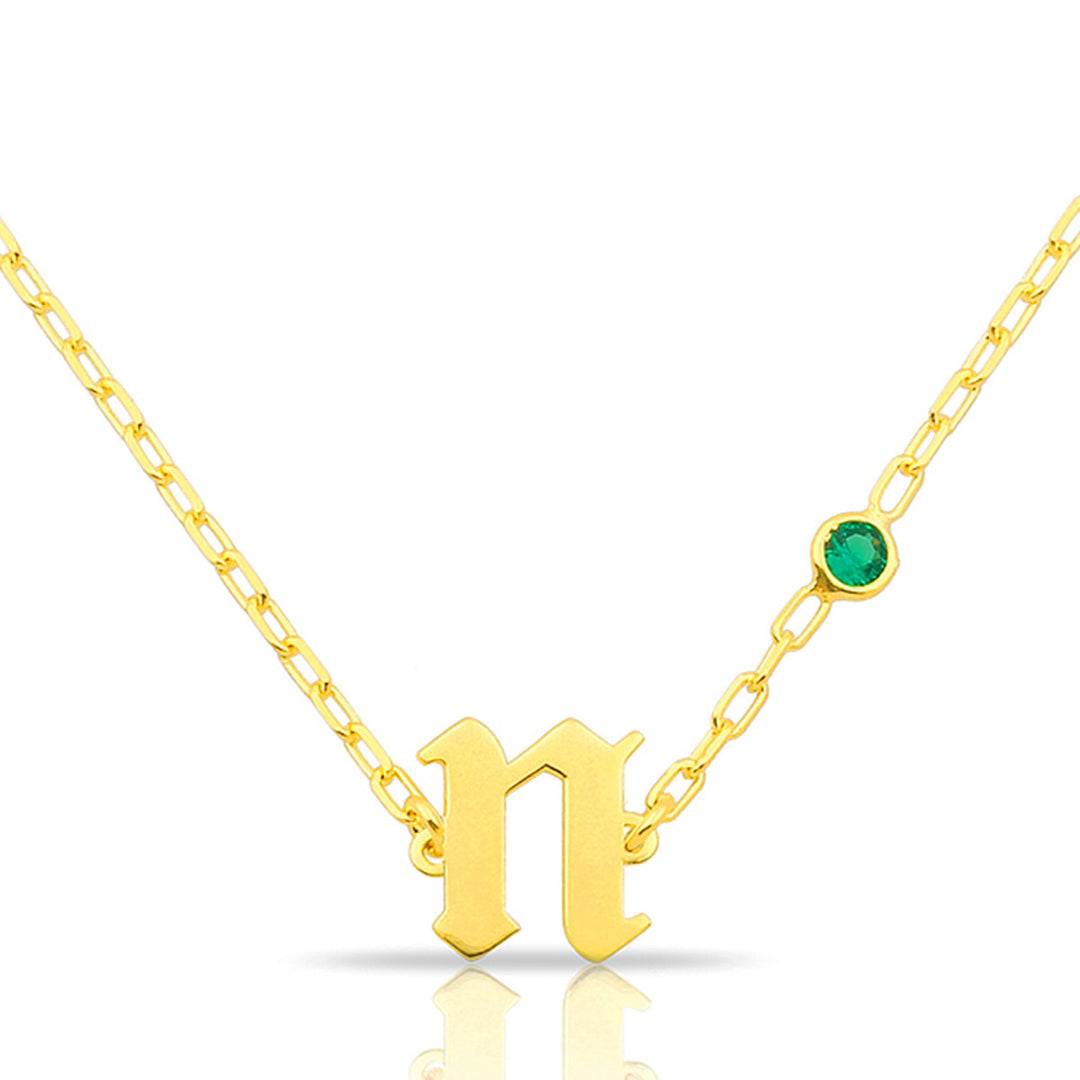 Personalized Gothic Initial