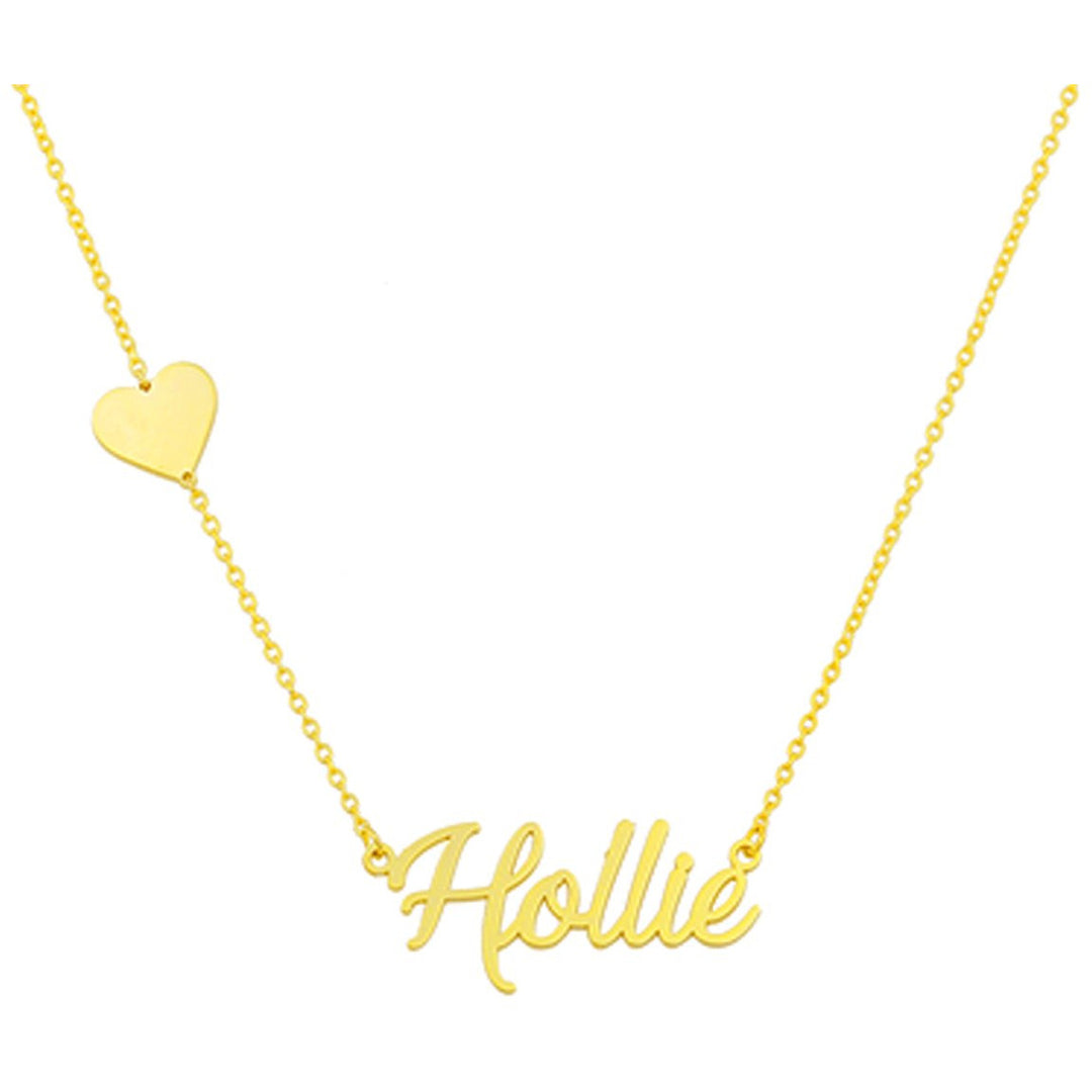 Personalized Heart Name Plate