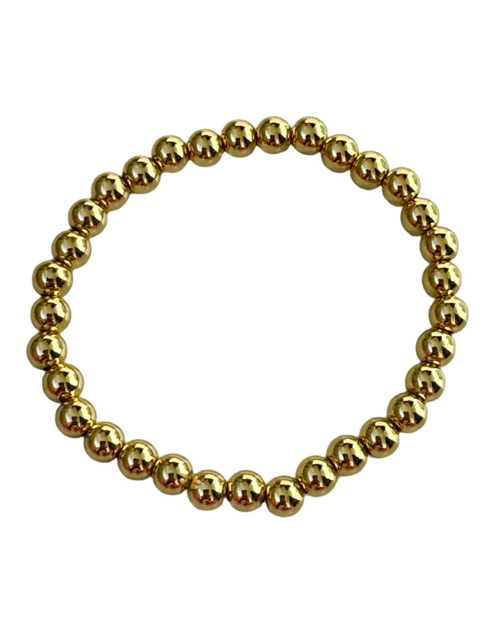 6 mm Brass Stretch Bracelet