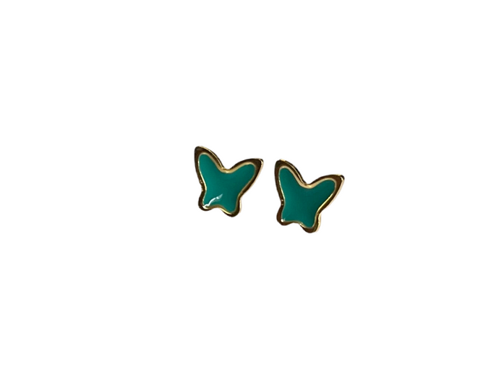 Butterfly Enamel Earrings