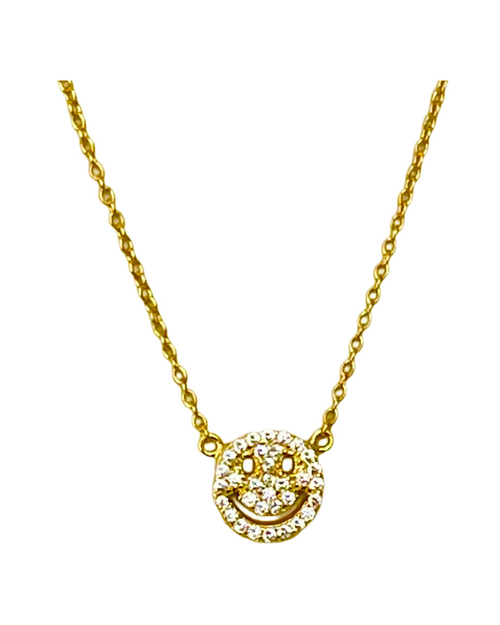 N004 Sterling Happy Face Pendant