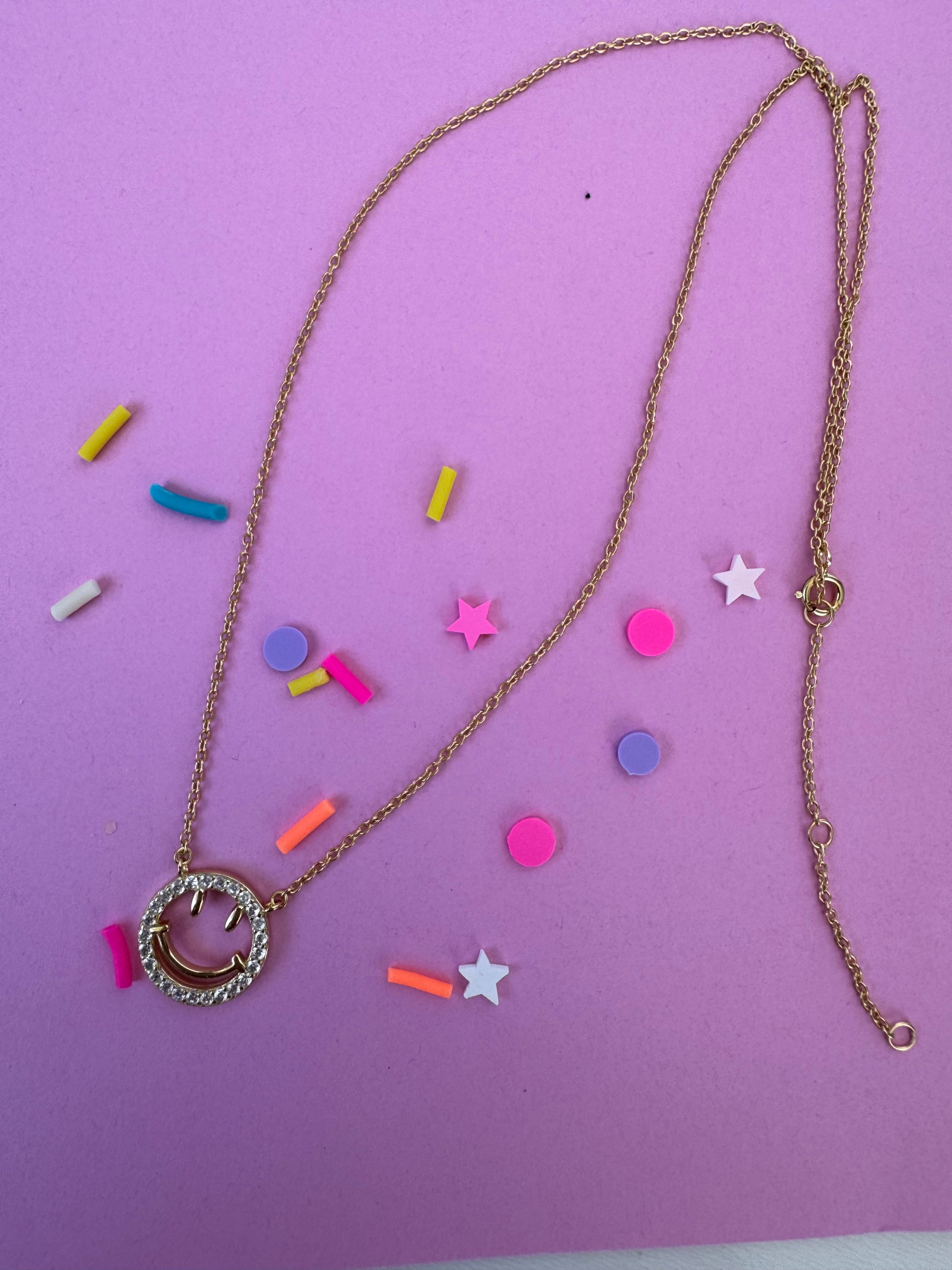 N041 Open Smiley Pendant – Jack and Jewelz