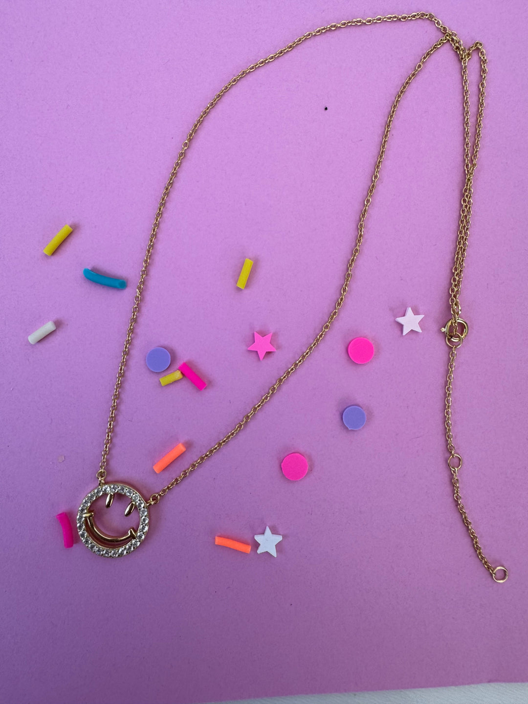 N041 Open Smiley Pendant