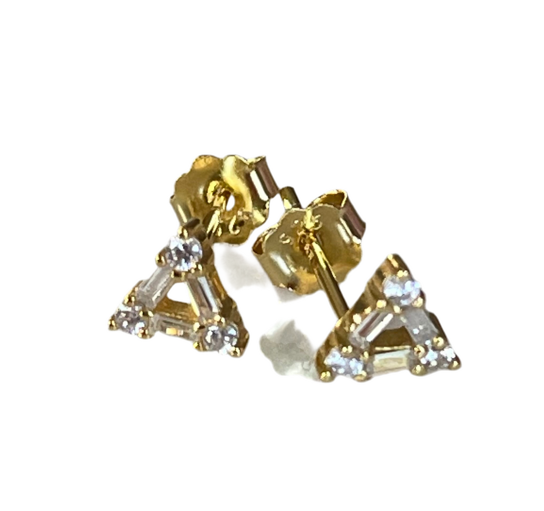 E064 Triangle Earrings
