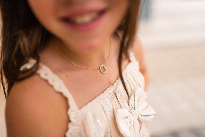 N041 Open Smiley Pendant