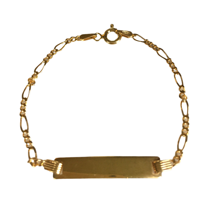 Yellow Gold ID Bracelet
