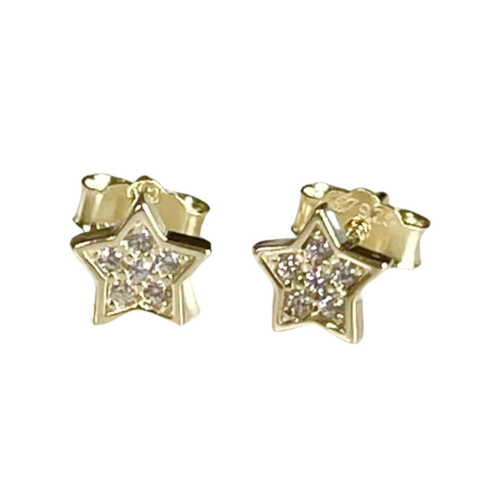 E001 Pave Star Earring