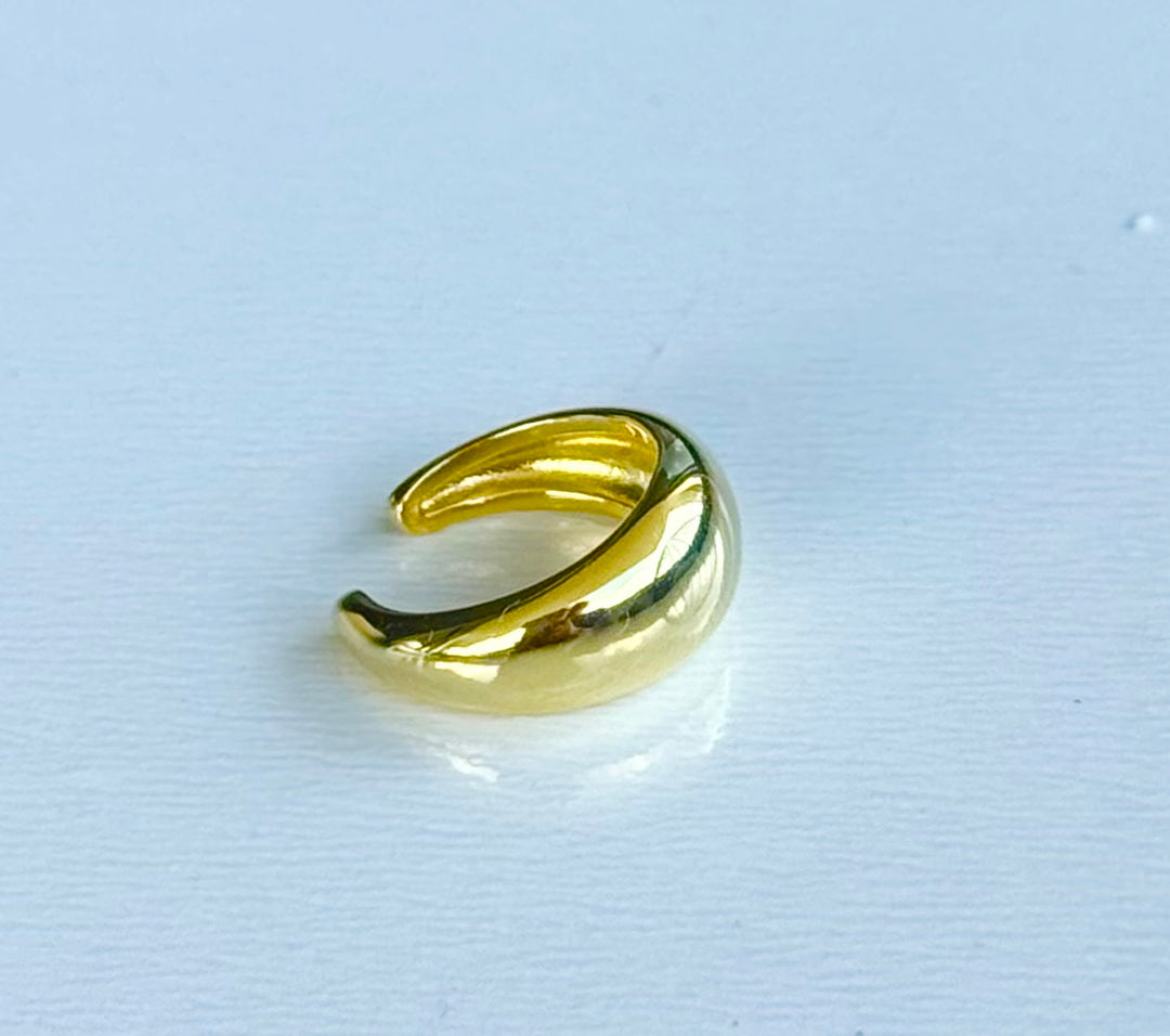 Ear Cuff Sterling Silver 14K Plated