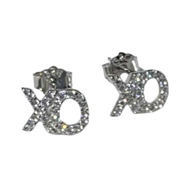E061 Large Double XO Earring