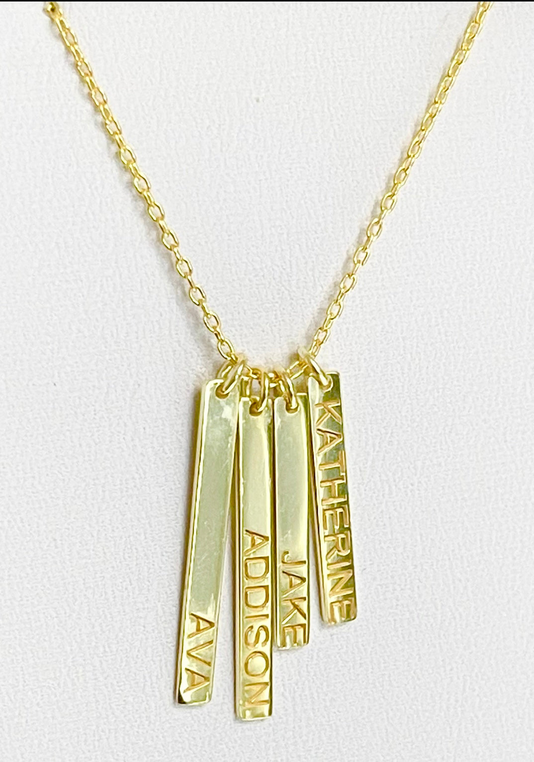 Personalized Name Tags (4) Necklace