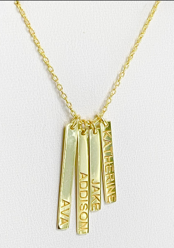Personalized Name Tags (4) Necklace