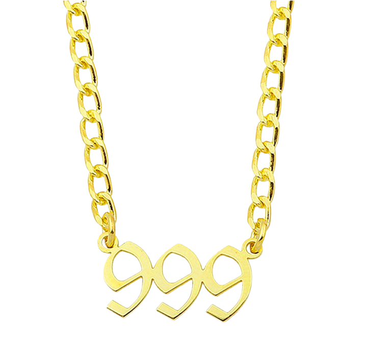 Number or Initial Necklace for boy