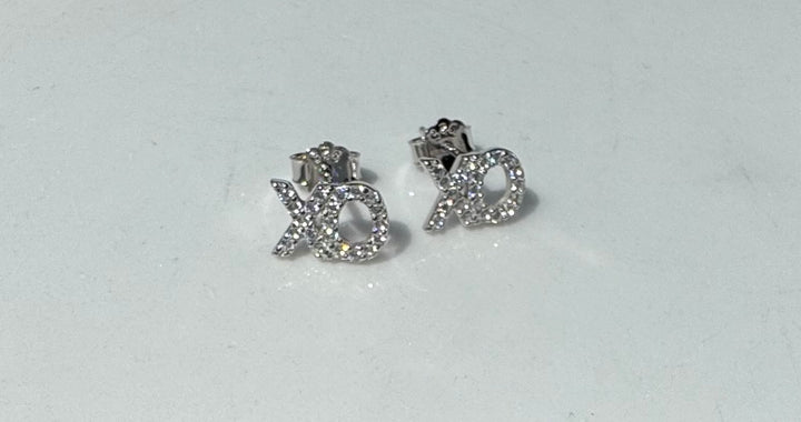 E061 Large Double XO Earring