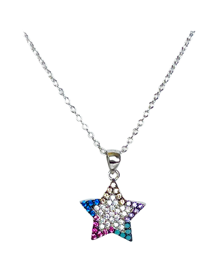 N030 Multicolor Star Pendant