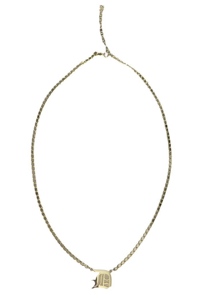 Boy Initial Necklace