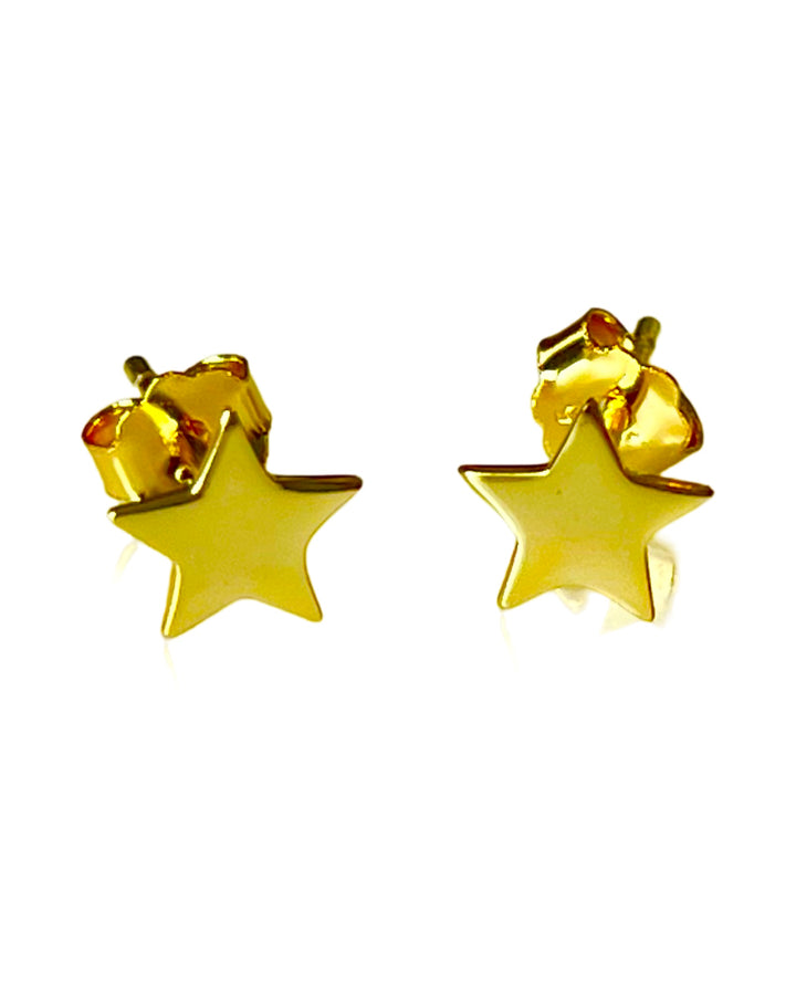SME004 Yellow Star Earrings