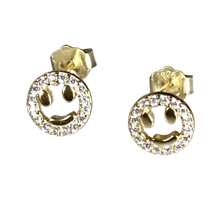 E022 Smiley Face Earrings