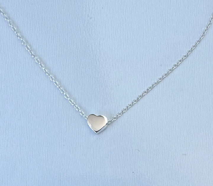 Heart Slider Pendant Sterling Silver
