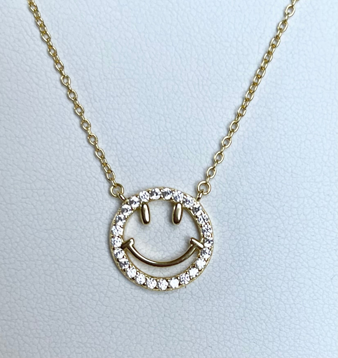 N041 Open Smiley Pendant