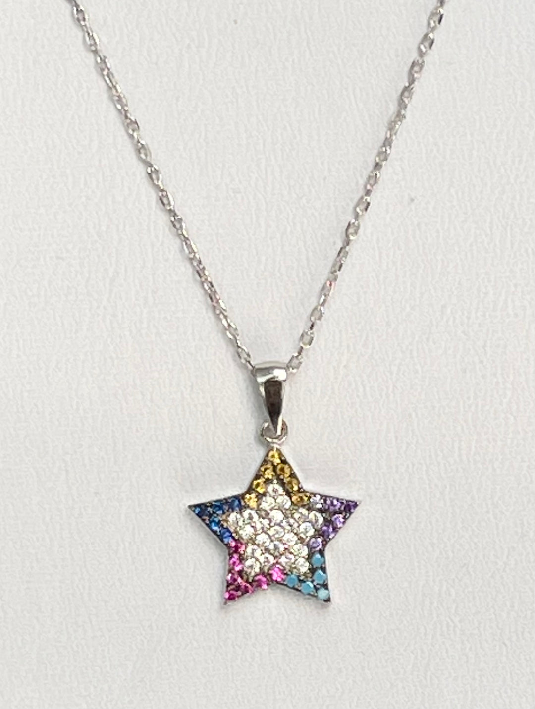 N030 Multicolor Star Pendant