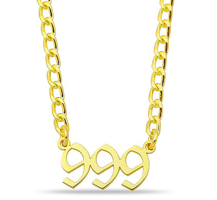 Number or Initial Necklace for boy