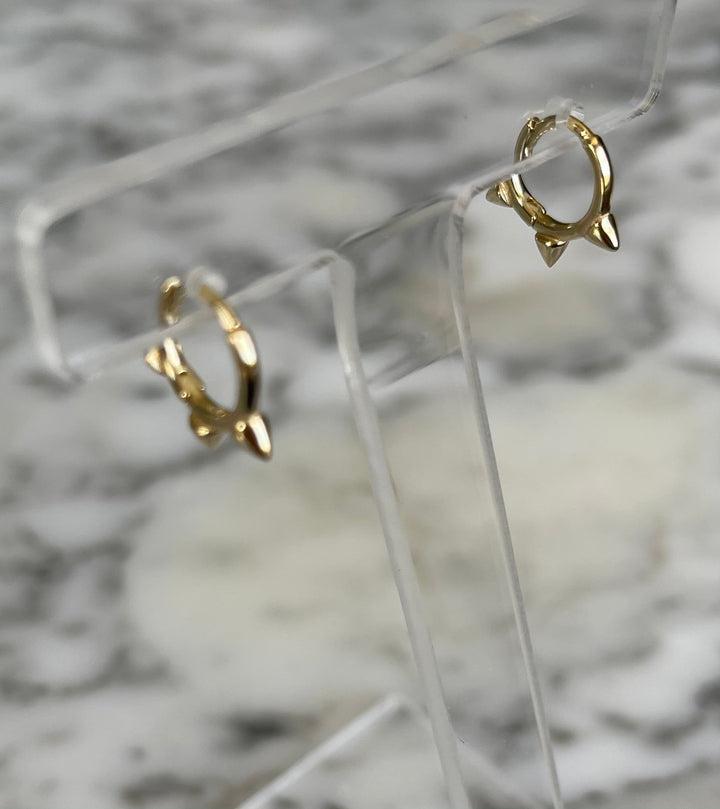 Spike Small Hoop Earring
