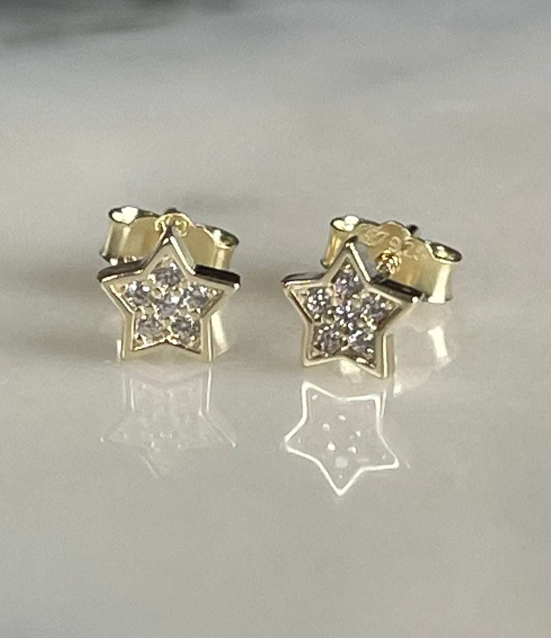 E001 Pave Star Earring