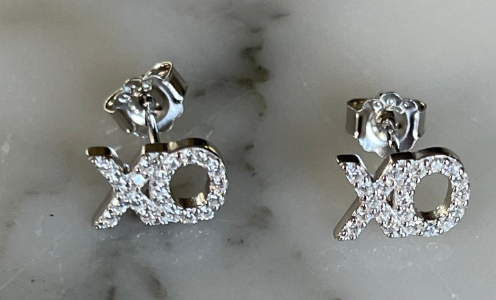 E061 Large Double XO Earring