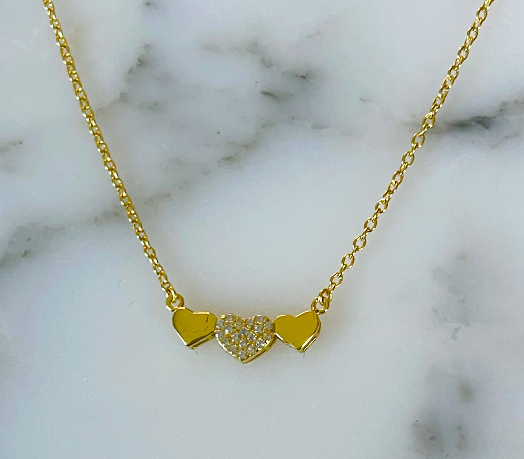 Three Heart Pendant