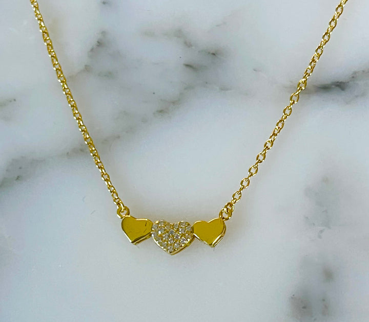 Three Heart Pendant