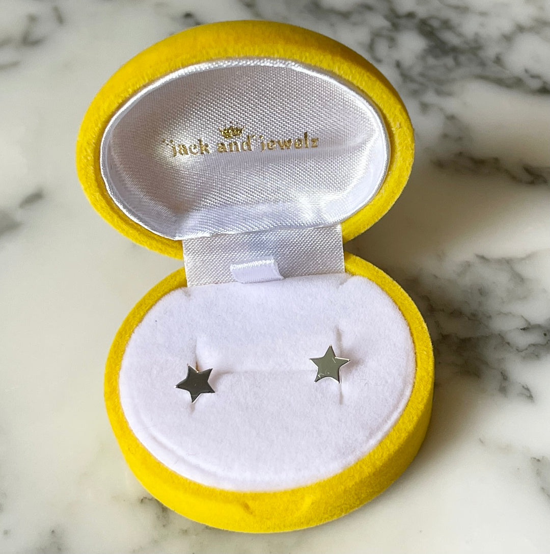 SME005 Sterling Silver Star  Earrings