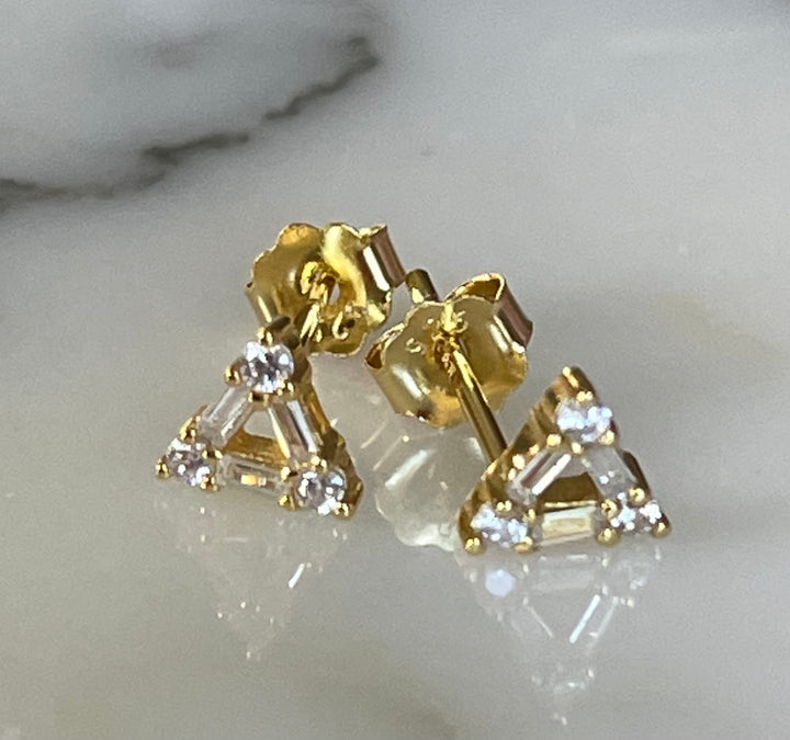 E064 Triangle Earrings