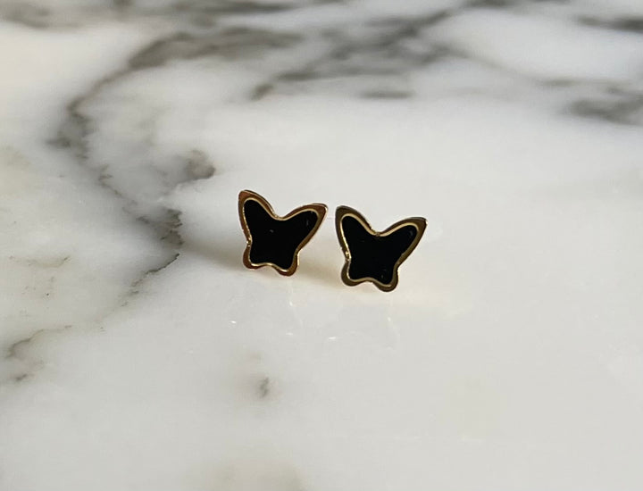 Butterfly Enamel Earrings
