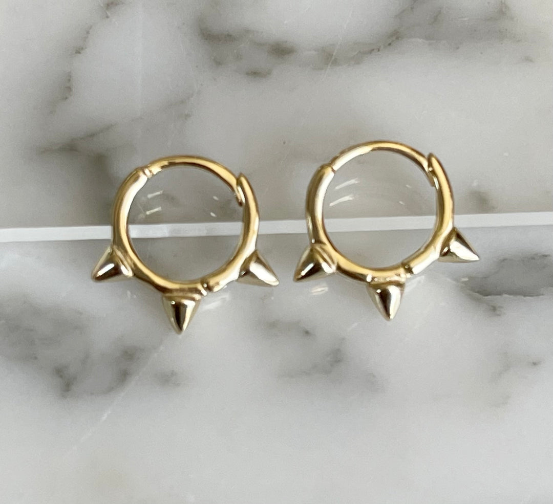 Spike Small Hoop Earring