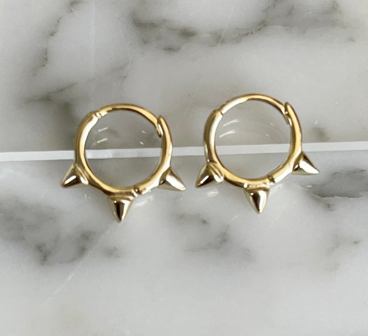 Spike Small Hoop Earring
