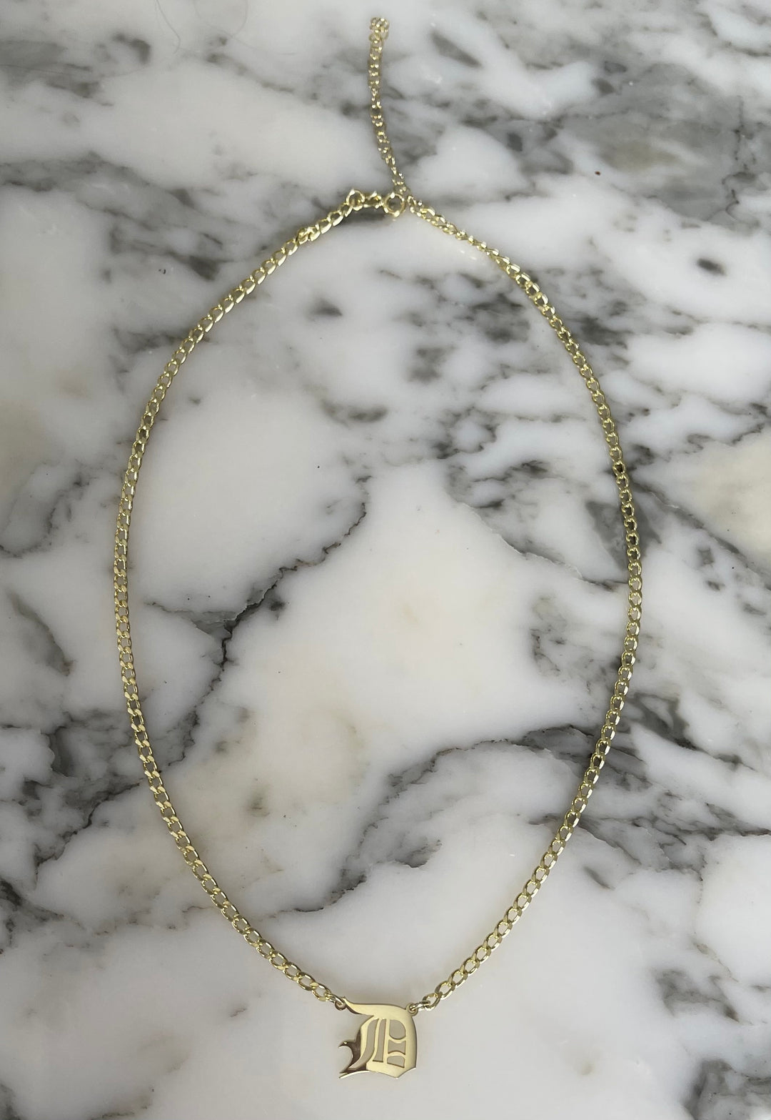 Boy Initial Necklace