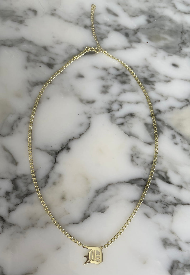 Boy Initial Necklace